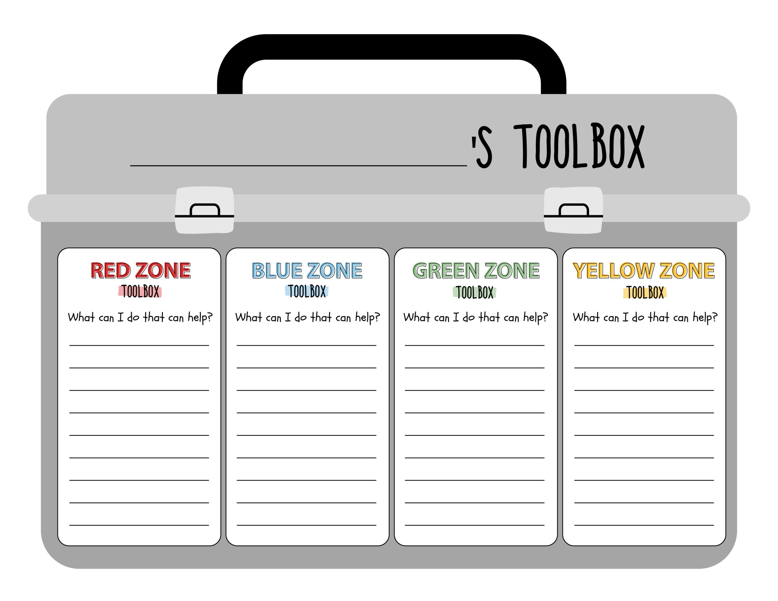 Zones Of Regulation Toolbox Free Printables The Zones Vrogue Co